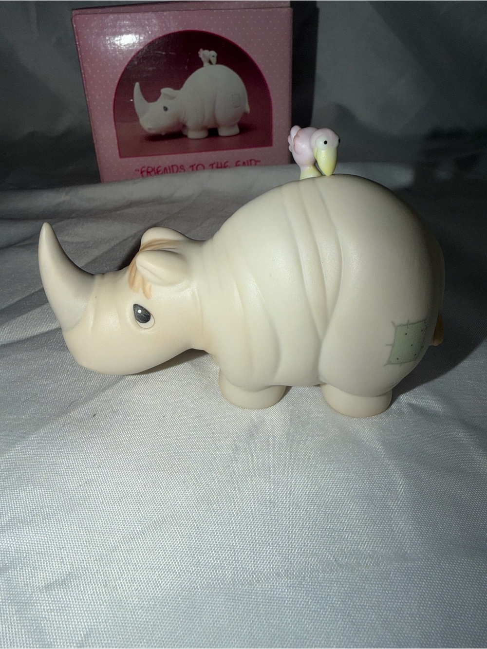 Precious Moments "Friends To The End" Rhino Figurine - 104418 - Vintage 1988 Box - Picture 5 of 13